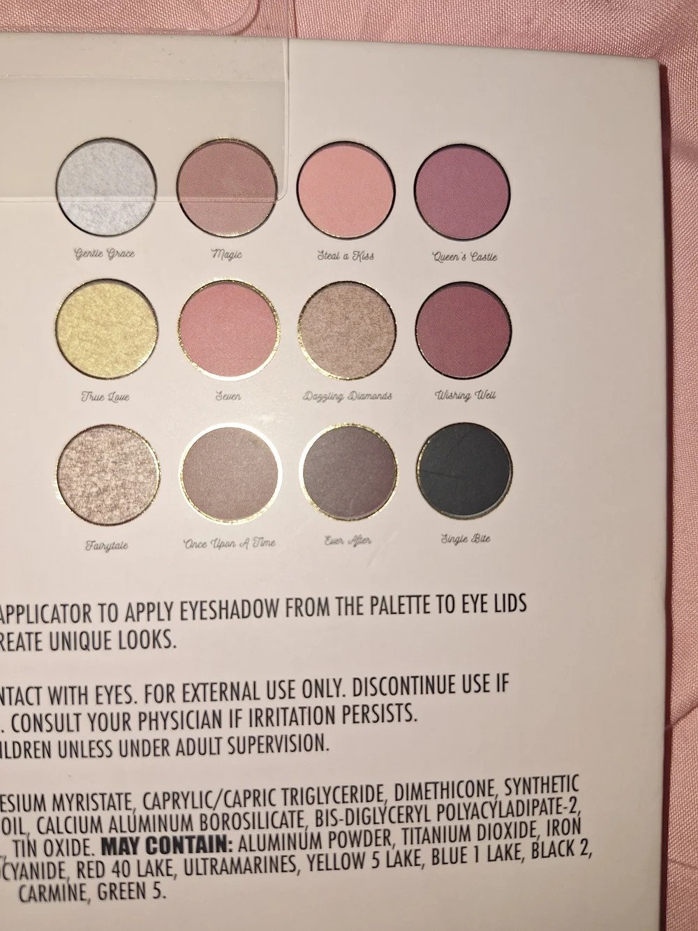 SpongeBob SquarePants 'Under the Sea' Eyeshadow Palette - Blue & Pink Packaging